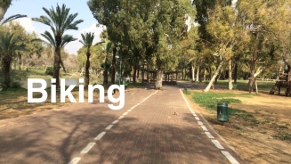 biking in Yarkon